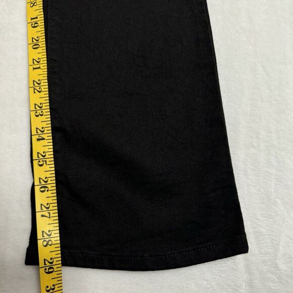 Levi's 315 Shaping Bootcut Jeans Size 28 Black Mid Rise Stretch Western Boho - Picture 12 of 14